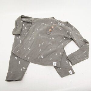 Easy Peasy Organic Cotton Baby Boy Pajamas 18M – Green Tree Print Long Sleeve